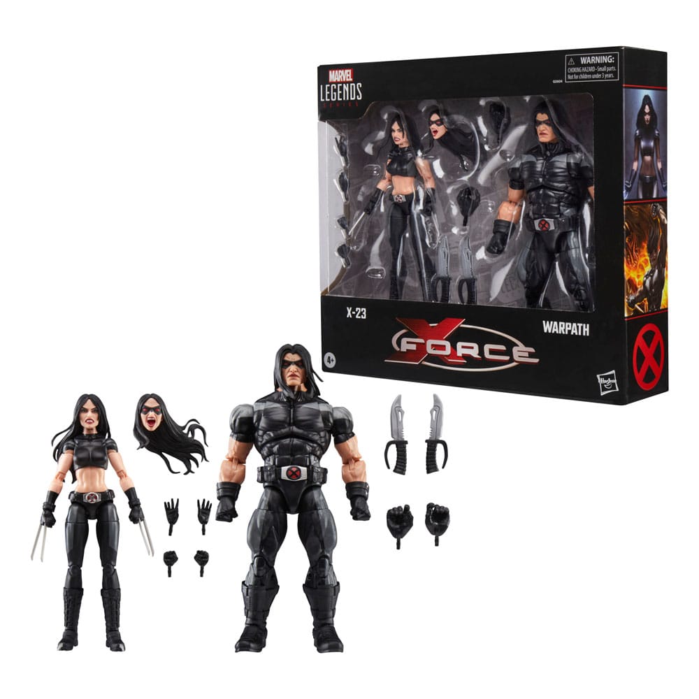Figura hasbro marvel legends series x foce x - 23 & warpath