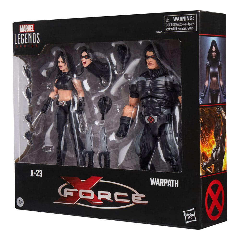 Figura hasbro marvel legends series x foce x - 23 & warpath