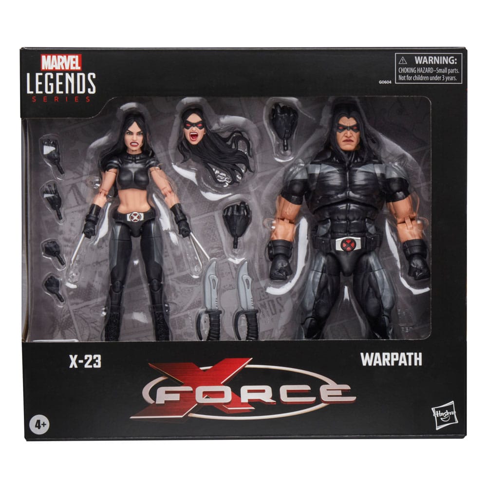 Figura hasbro marvel legends series x foce x - 23 & warpath