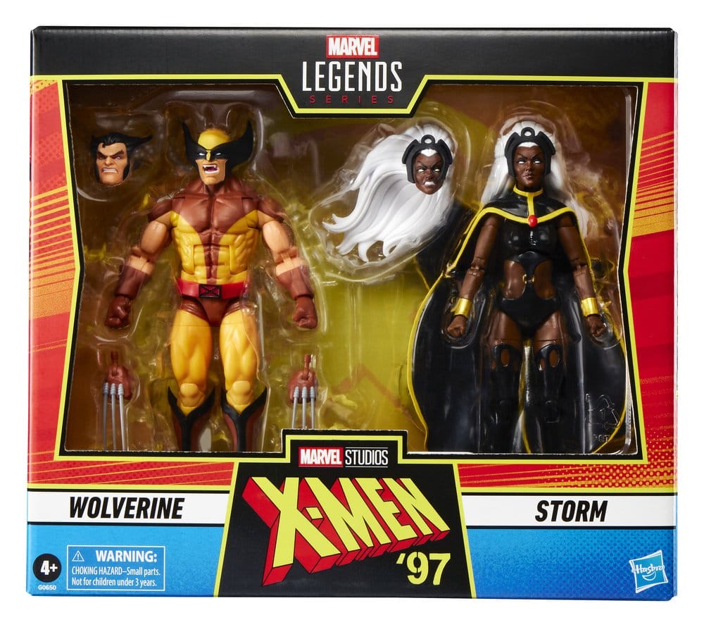 Pack de 2 Figuras Marvel Legends Storm & Wolverine 15 cm
