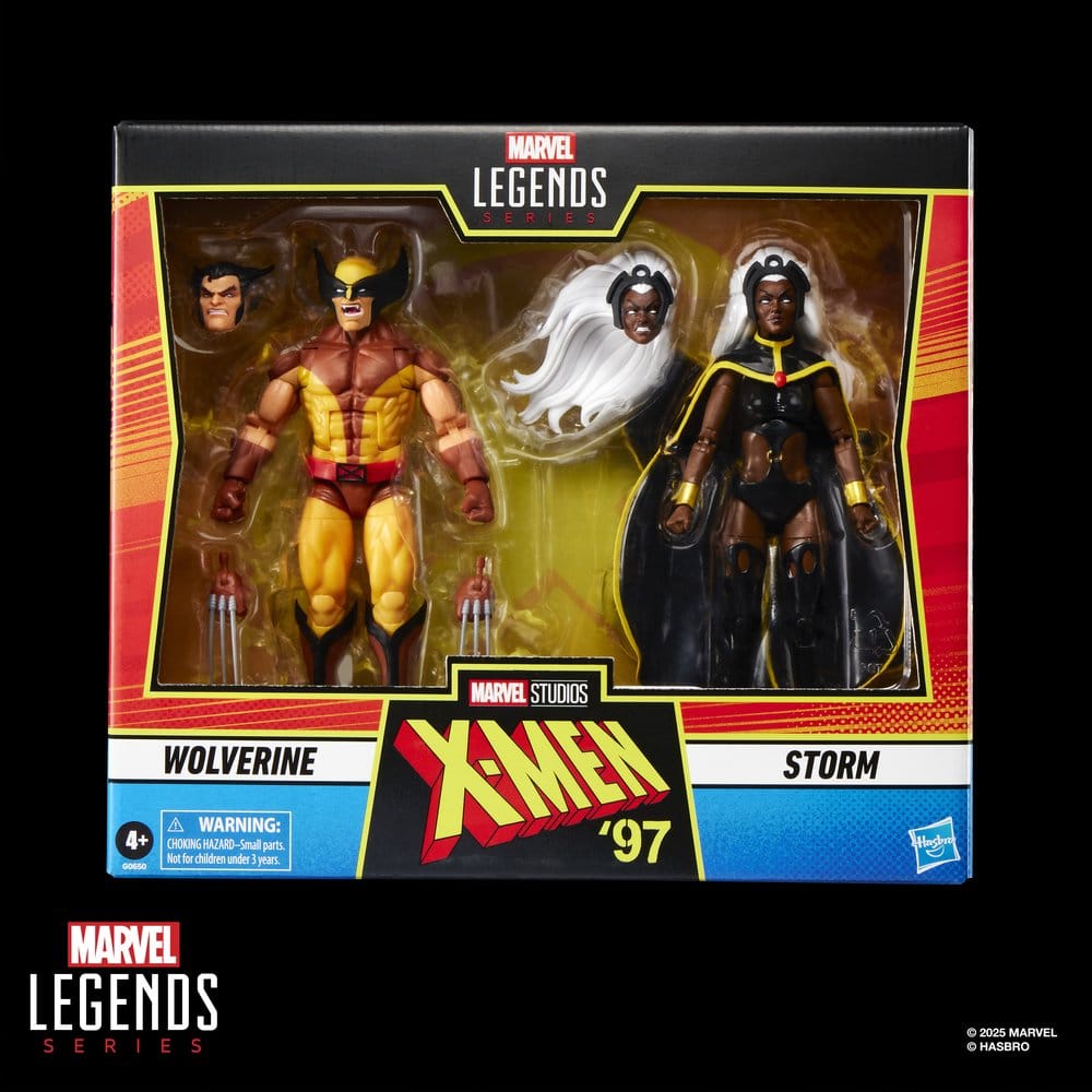 Pack de 2 Figuras Marvel Legends Storm & Wolverine 15 cm