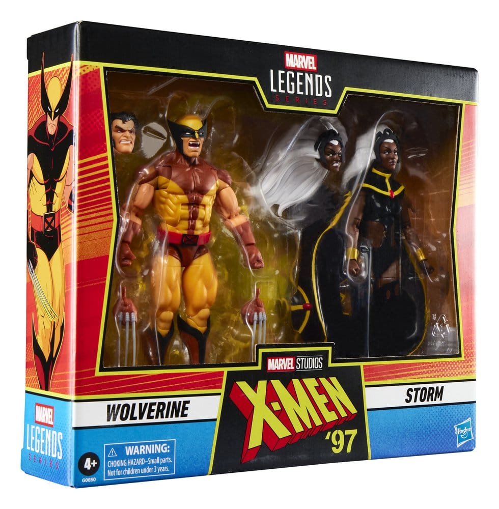 Pack de 2 Figuras Marvel Legends Storm & Wolverine 15 cm