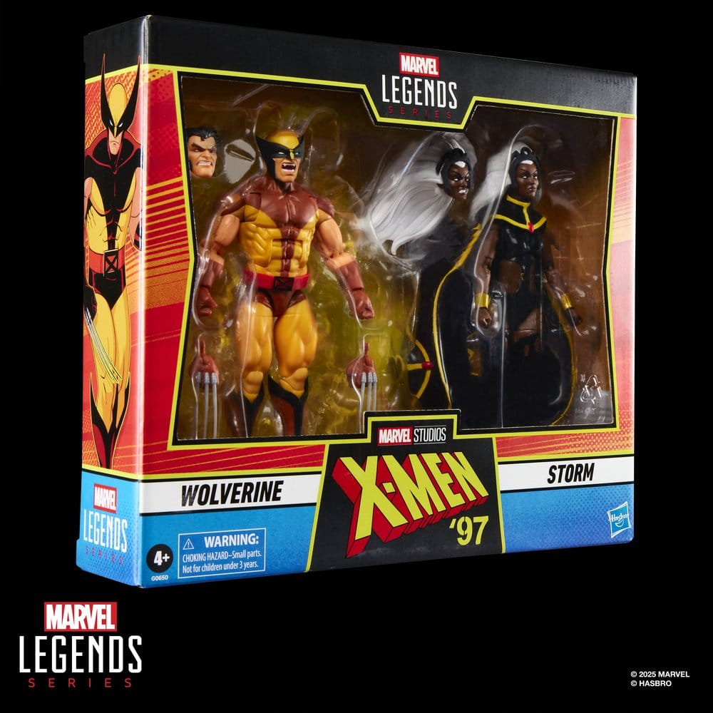 Pack de 2 Figuras Marvel Legends Storm & Wolverine 15 cm