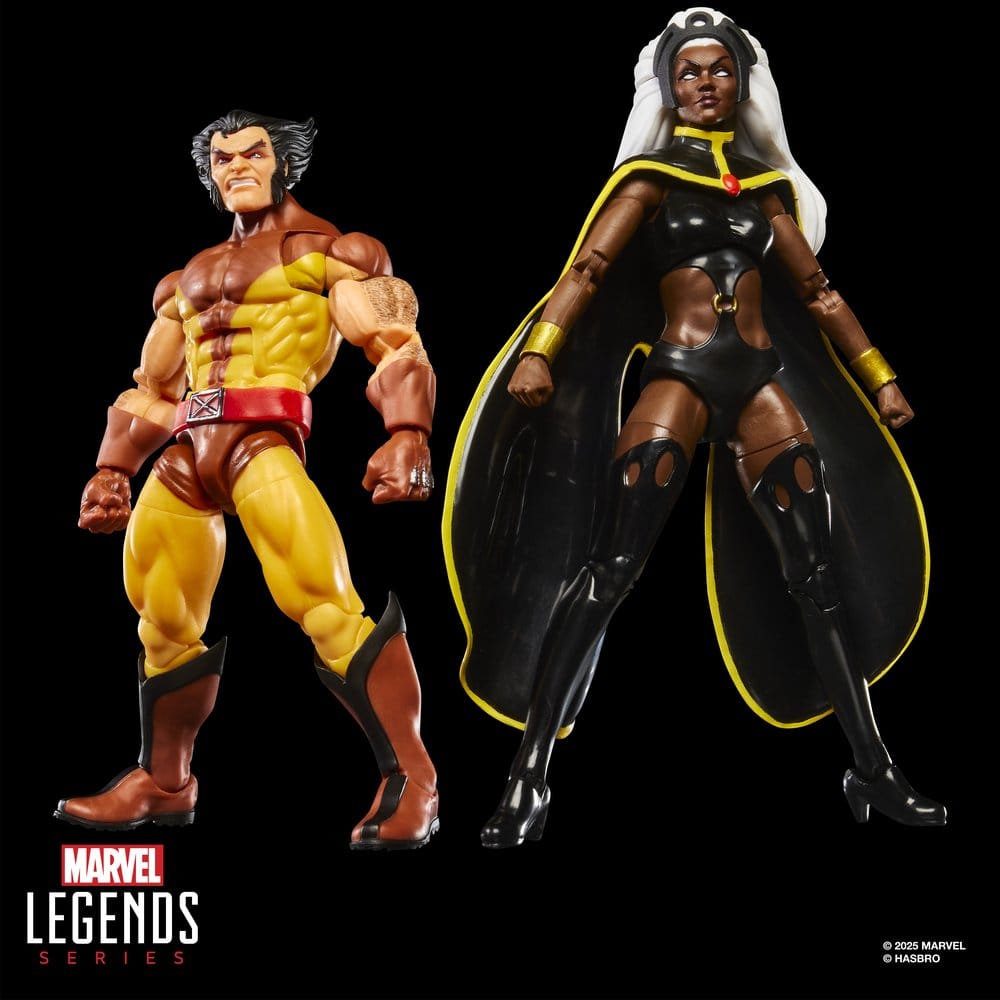Pack de 2 Figuras Marvel Legends Storm & Wolverine 15 cm