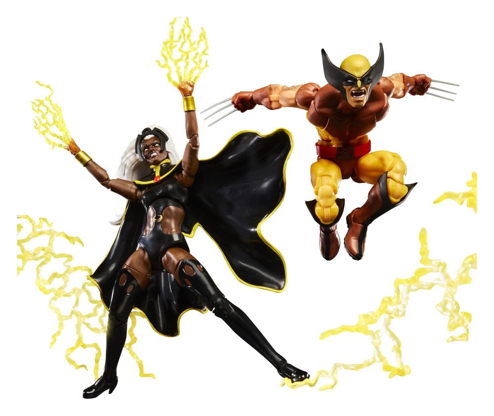 Pack de 2 Figuras Marvel Legends Storm & Wolverine 15 cm
