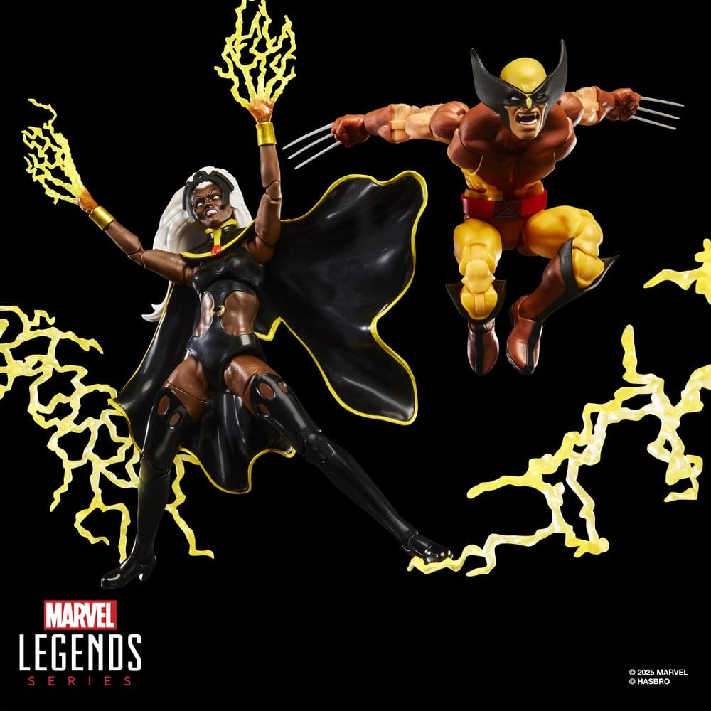 Pack de 2 Figuras Marvel Legends Storm & Wolverine 15 cm