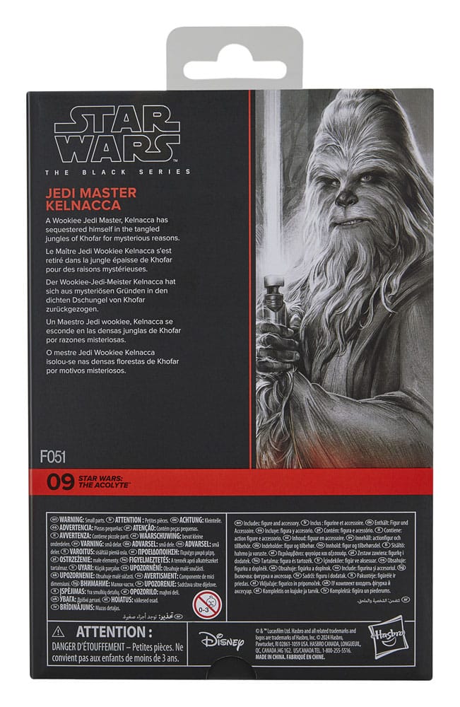 Star Wars: The Acolyte Black Series Figura Jedi Master Kelnacca 15 cm