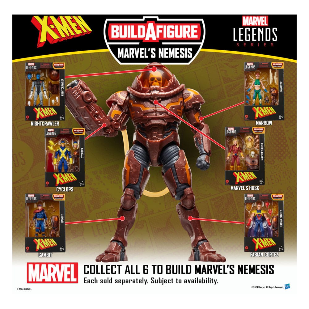 X-Men Marvel Legends Figura Marrow (BAF: Marvel's Nemesis) 15 cm