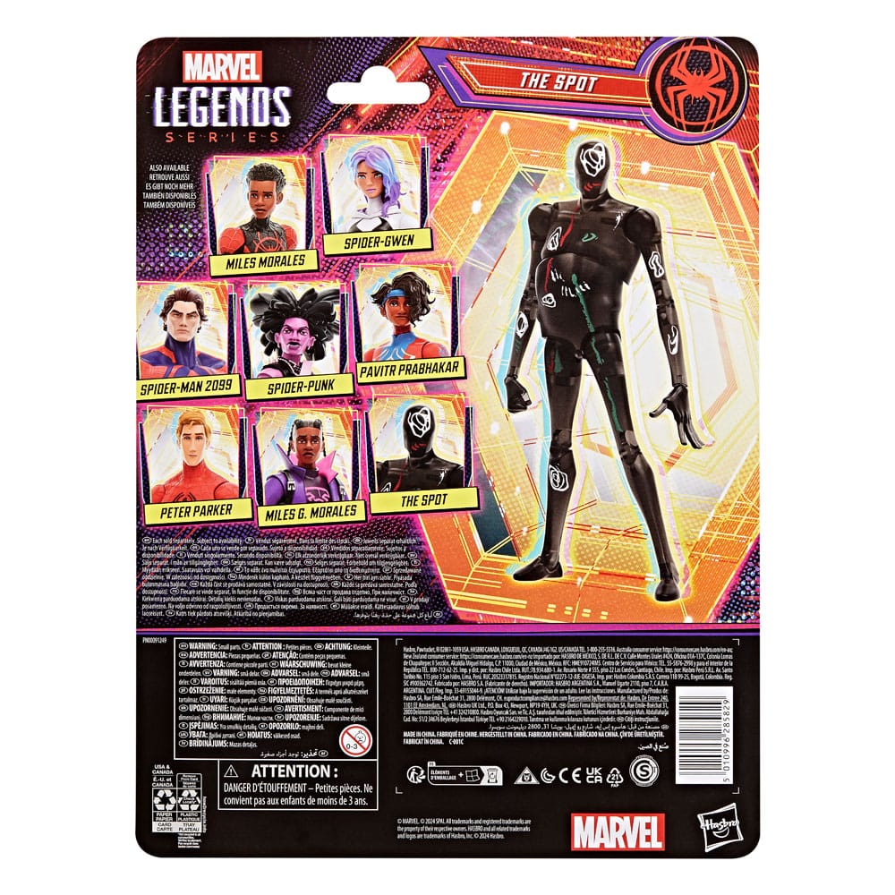 Spider-Man Across the Spider-Verse Marvel Legends Figura The Spot 15cm