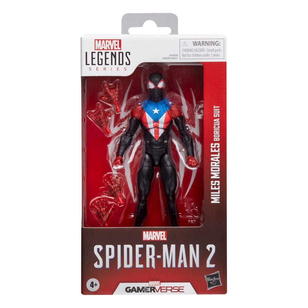 Figura hasbro marvel legends series spider - man 2 miles morales (boricua suit)