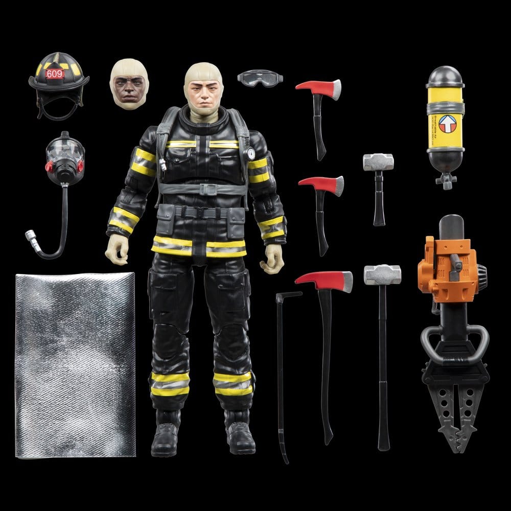 G.I. Joe Classified Series Legacy Collection Figura Search & Rescue Firefighter 15 cm