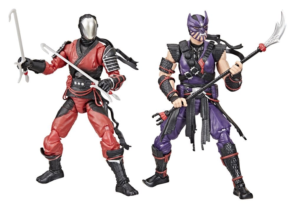 G.I. Joe Classified Series Pack de 2 Figuras #160 Cobra Ninjas Slice & Dice 15 cm