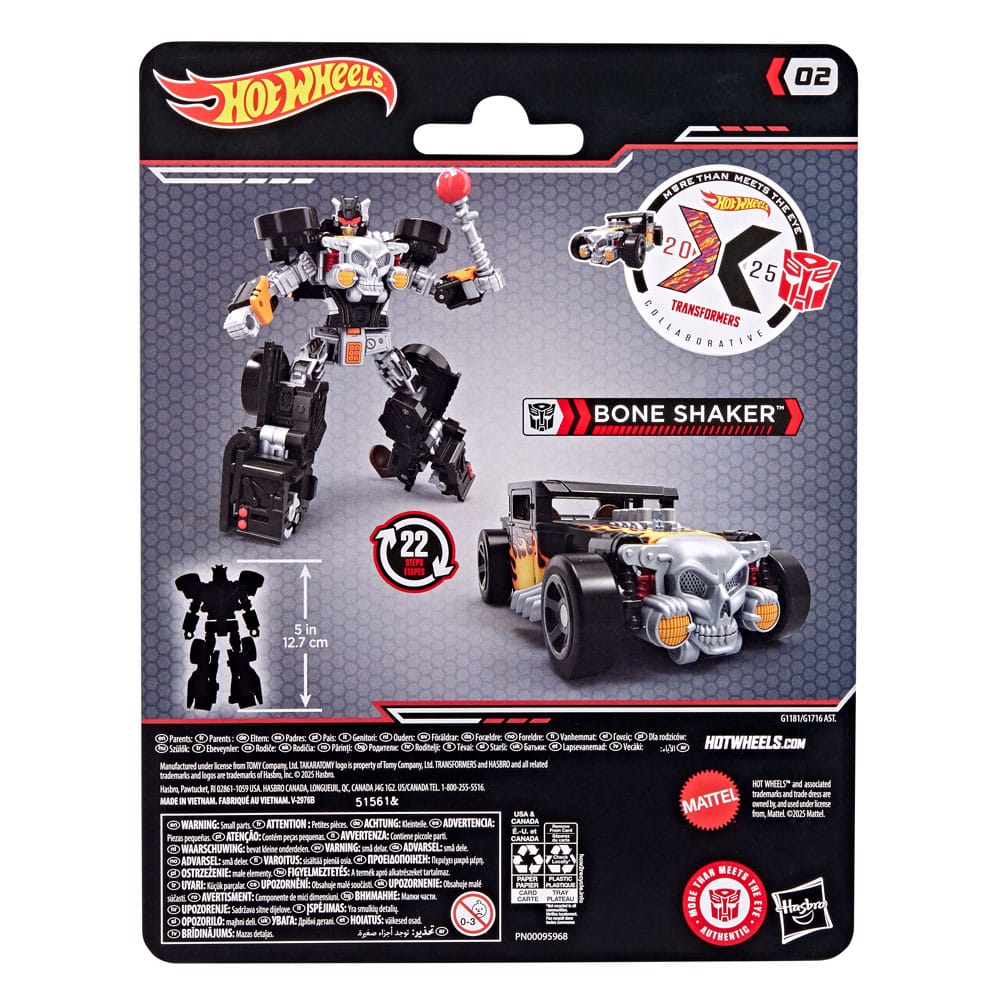 Coche Bone Shaker Transformers Hot Wheels