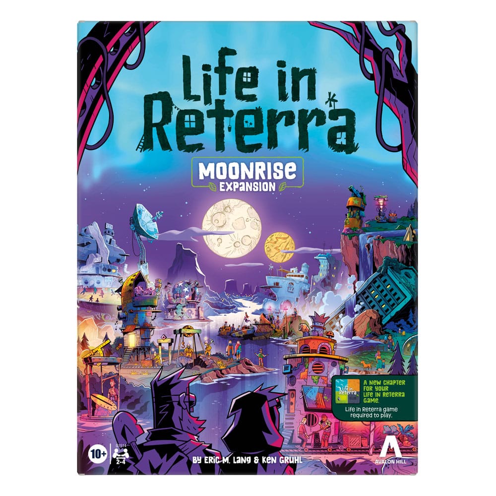Life in Reterra Sobre de expansão do Jogo de tabuleiro Moonrise *Edição Inglês*
