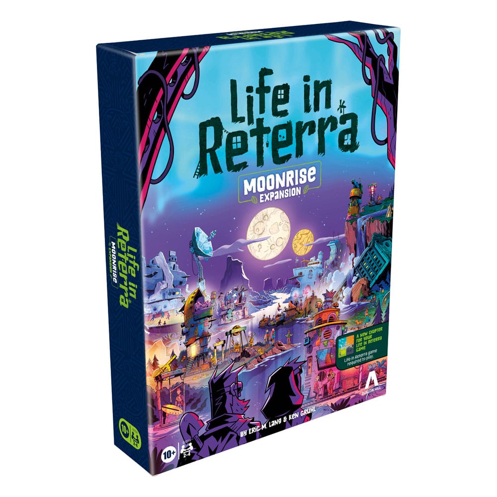 Life in Reterra Sobre de expansão do Jogo de tabuleiro Moonrise *Edição Inglês*