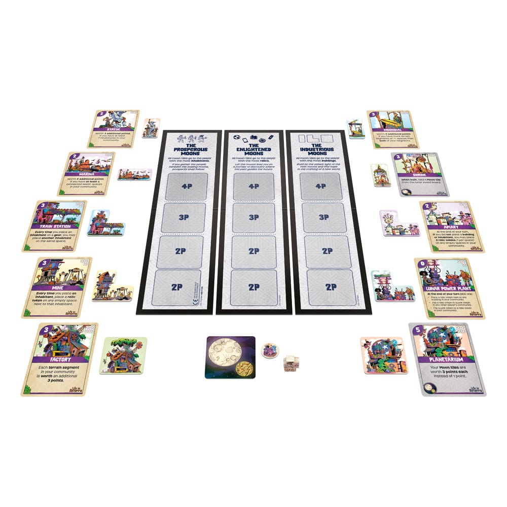 Life in Reterra Sobre de expansão do Jogo de tabuleiro Moonrise *Edição Inglês*