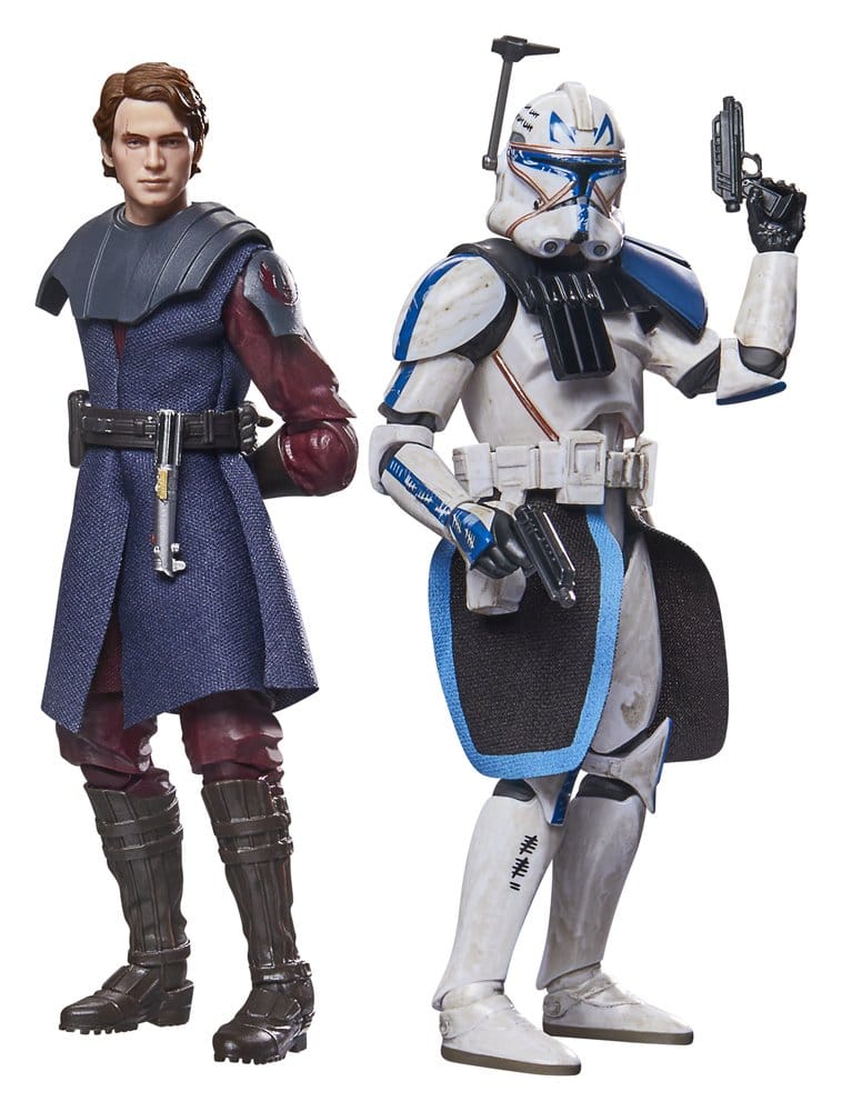 Pack de 2 figuras Star Wars Black Series Anakin Skywalker & Clone Captain Rex 15 cm Frikytopia