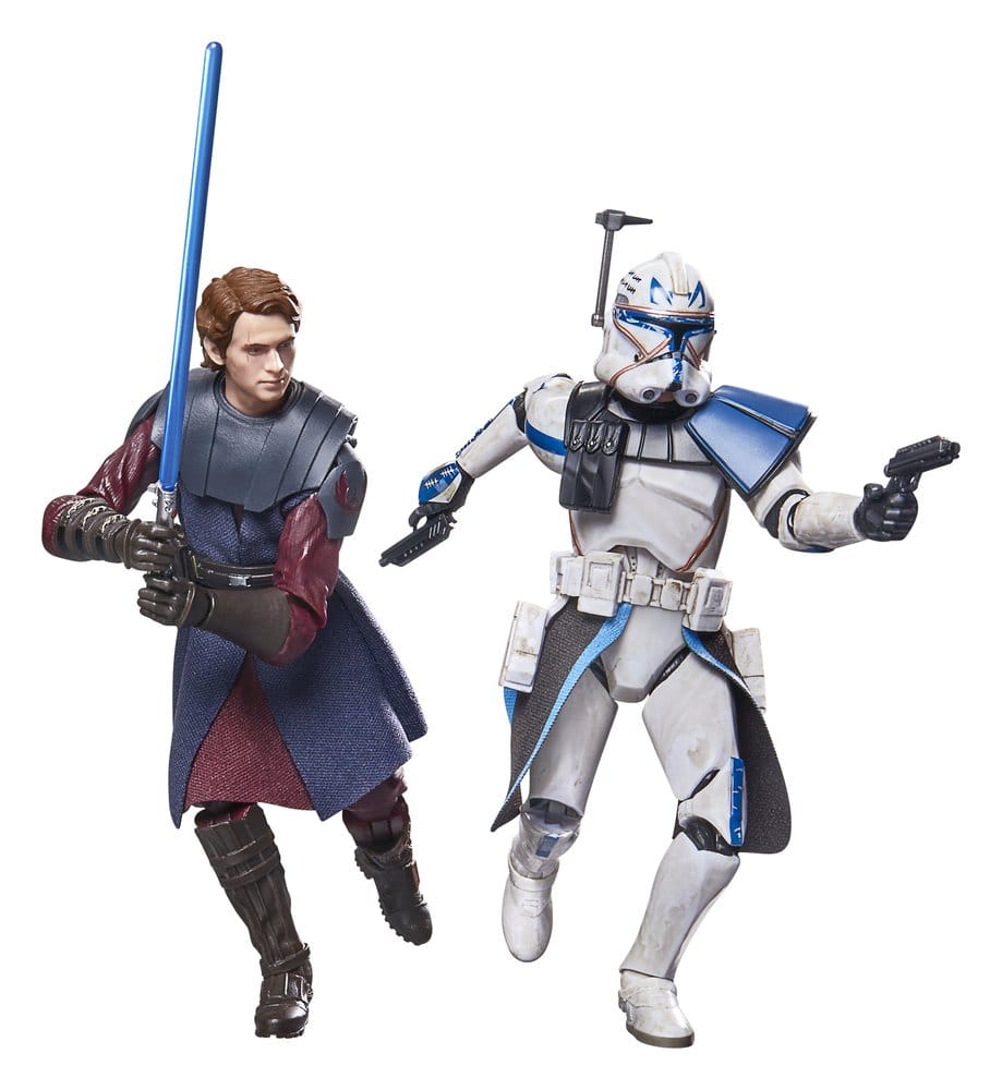 Pack de 2 figuras Star Wars Black Series Anakin Skywalker & Clone Captain Rex 15 cm