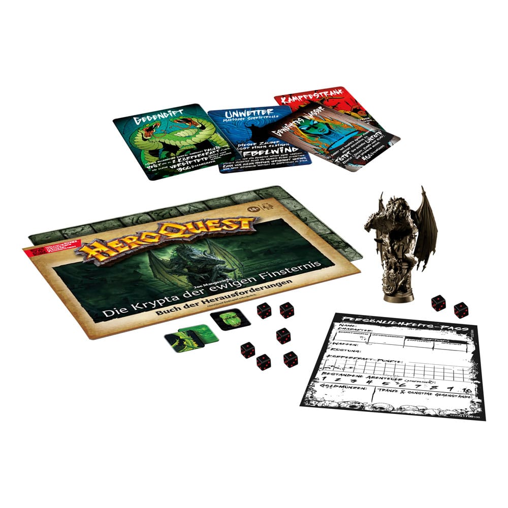 HeroQuest Expansão do Jogo de Tabuleiro Die Krypta der ewigen Finsternis Pack de Missão *Edição Alemã*