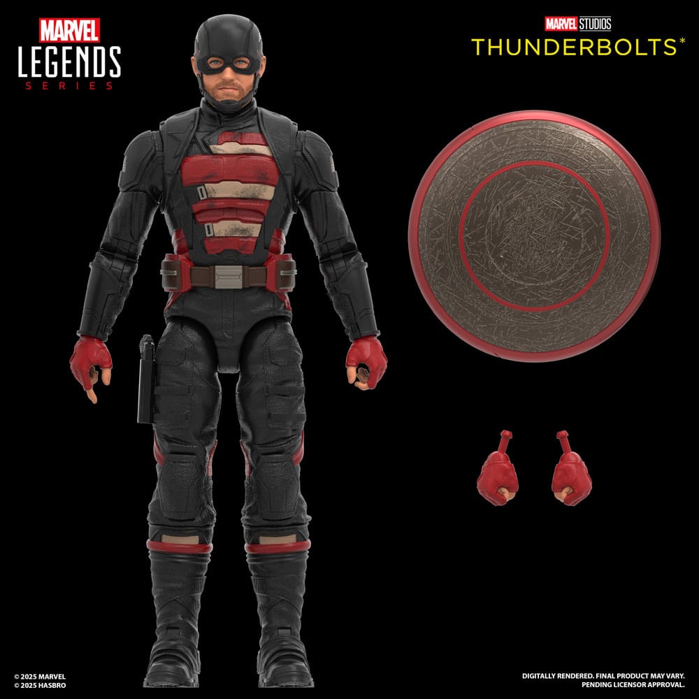 Figura Hasbro Marvel Studios Thunderbolts Marvel Legends Series John F Walker & Sentry 15 cm