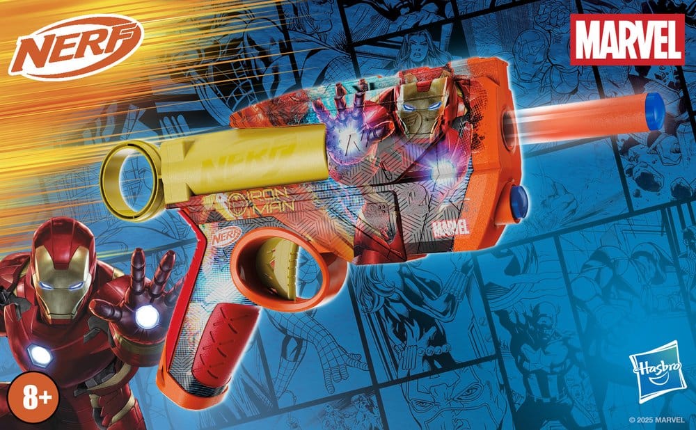 Marvel NERF Lançador de Dardos Iron Man