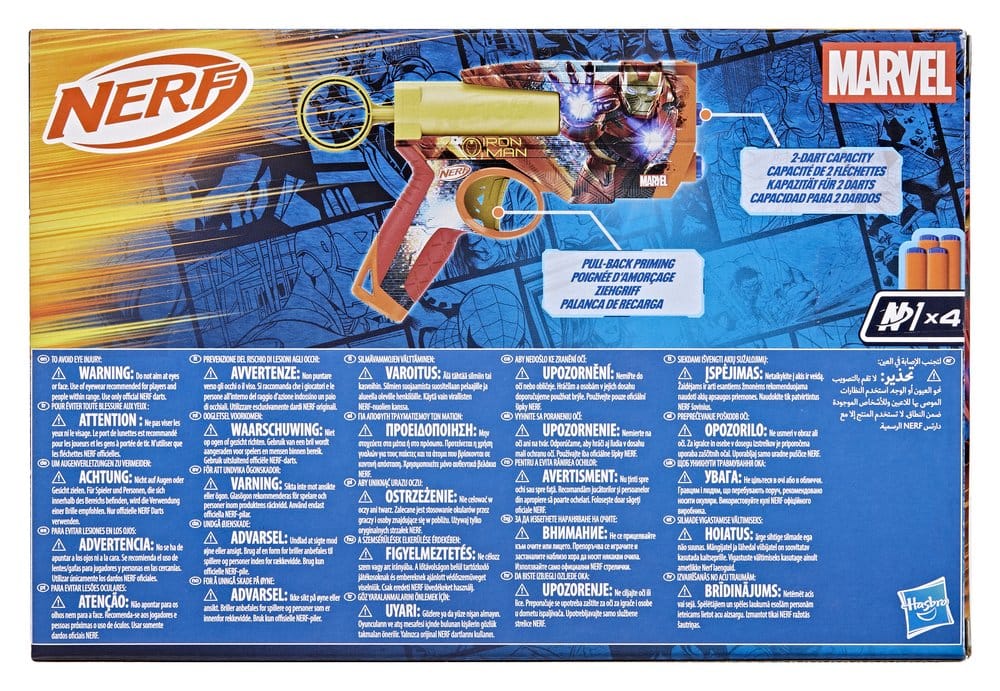 Marvel NERF Lançador de Dardos Iron Man