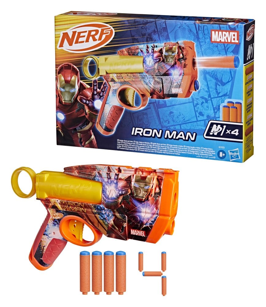 Marvel NERF Lançador de Dardos Iron Man