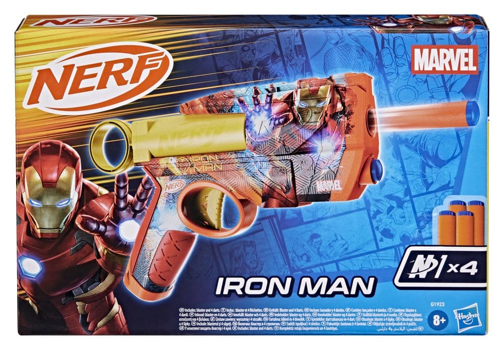 Marvel NERF Lançador de Dardos Iron Man