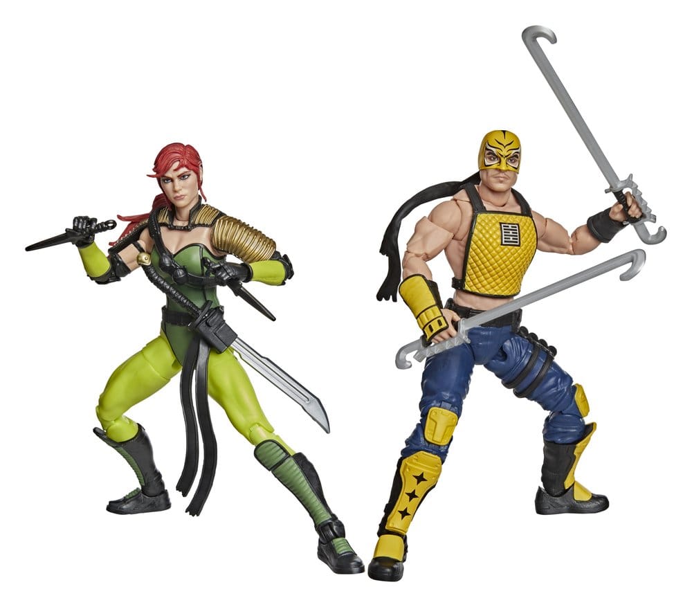 G.I. Joe Classified Series Pack de 2 Figuras #212 Ninja Force Scarlett & T'Jbang 15 cm Frikytopia