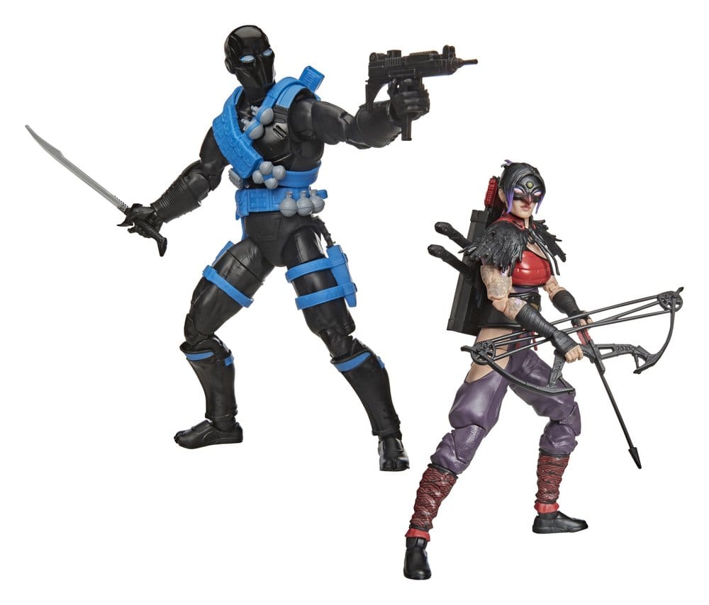 G.I. Joe Classified Series Pack de 2 Figuras Snake Eyes & Kim "Jinx" Arashikage 15 cm Frikytopia