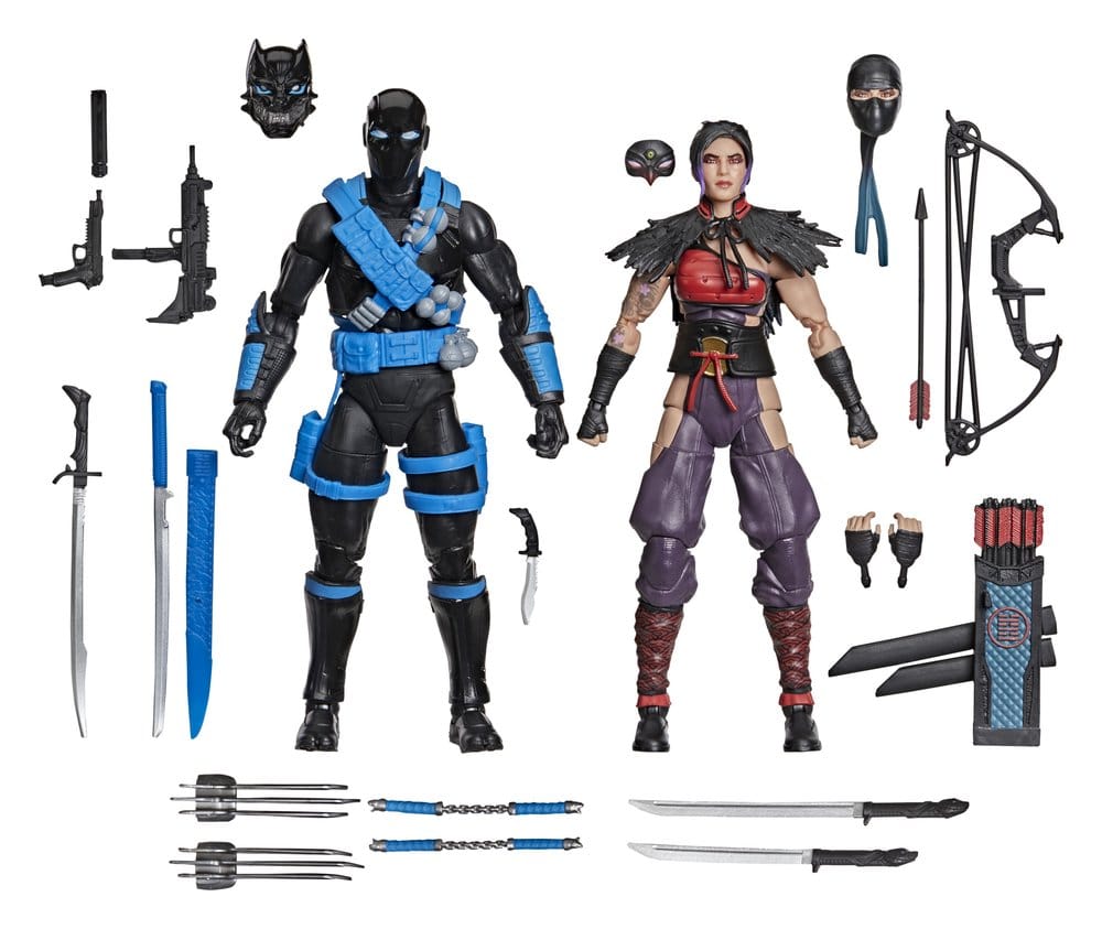 G.I. Joe Classified Series Pack de 2 Figuras Snake Eyes & Kim "Jinx" Arashikage 15 cm