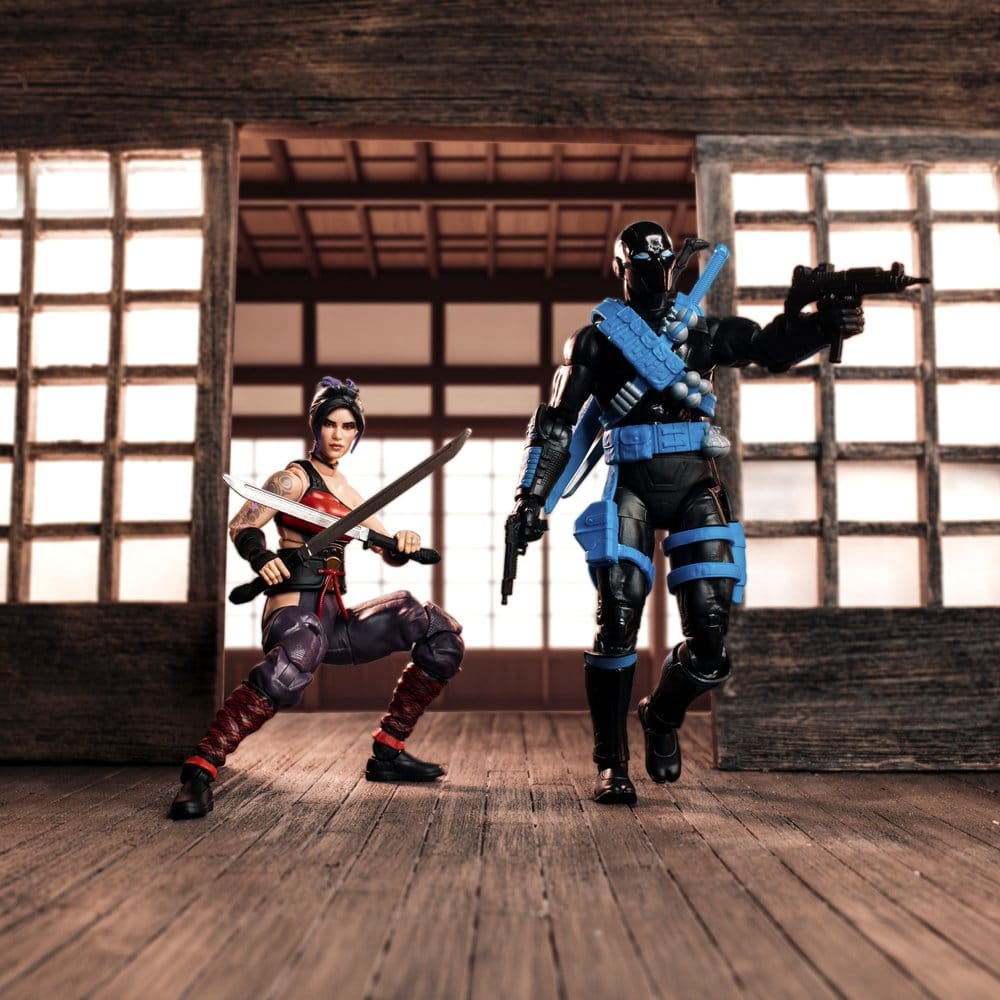 G.I. Joe Classified Series Pack de 2 Figuras Snake Eyes & Kim "Jinx" Arashikage 15 cm