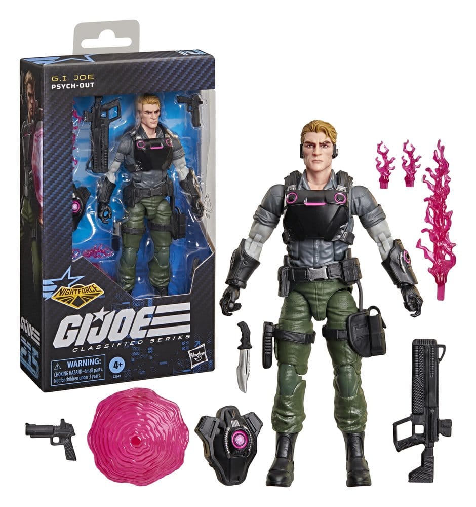 G.I. Joe Classified Series Figura Night Force: Psych-Out 15 cm