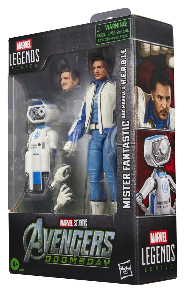 Avengers: Doomsday Marvel Legends Pack de 2 Figuras Mister Fantastic & Marvel's H.E.R.B.I.E. 15 cm
