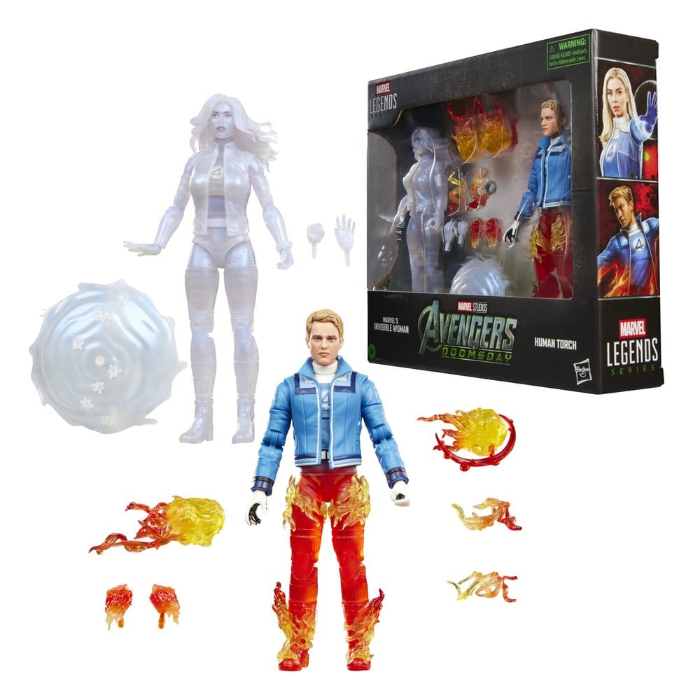 Avengers: Doomsday Marvel Legends Pack de 2 Figuras Marvel's Invisible Woman & Human Torch 15 cm