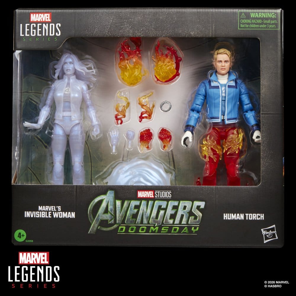 Avengers: Doomsday Marvel Legends Pack de 2 Figuras Marvel's Invisible Woman & Human Torch 15 cm
