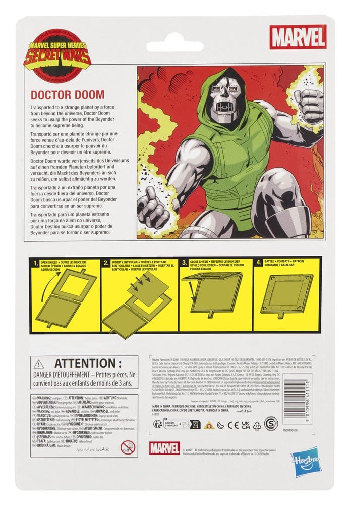 Secret Wars Marvel Legends Figura Doctor Doom 15 cm