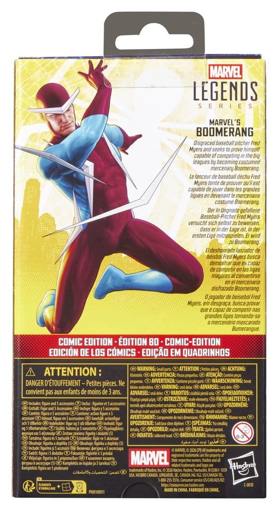 Spider-Man: Brand New Day Marvel Legends Figura Marvel's Boomerang 15 cm