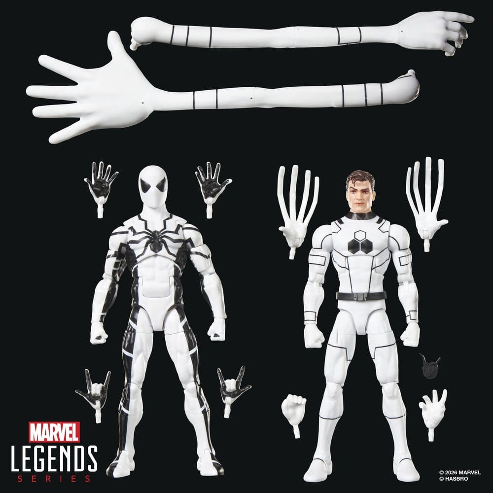 MARVEL LEGENDS FUTURE FOUNDATION MISTER FANTASTIC AND SPIDER-MAN ACTION Figuras
