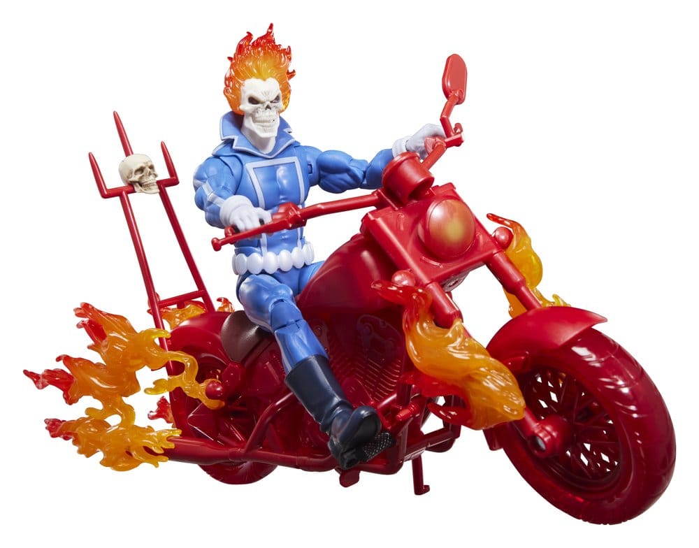 Ghost Rider Marvel Legends Figura Johnny Blaze with Motorcycle 15 cm Frikytopia