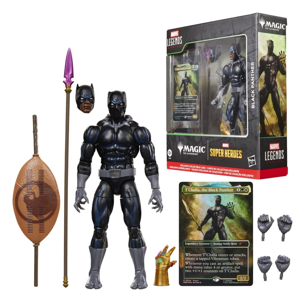 Magic The Gathering: Marvel Super Heroes Marvel Legends Figura Black Panther 15 cm