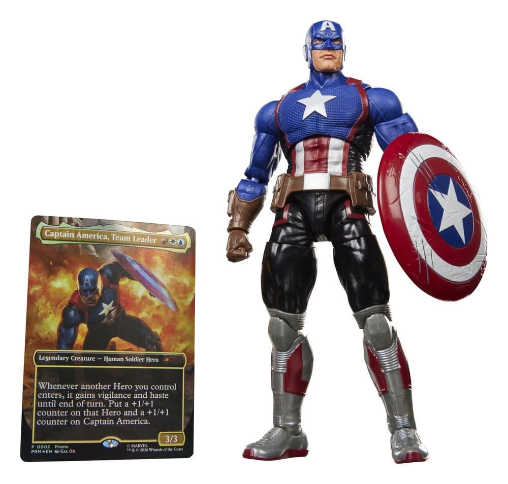 Magic The Gathering: Marvel Super Heroes Marvel Legends Figura Captain America (Avengers: Twilight) 15 cm Frikytopia