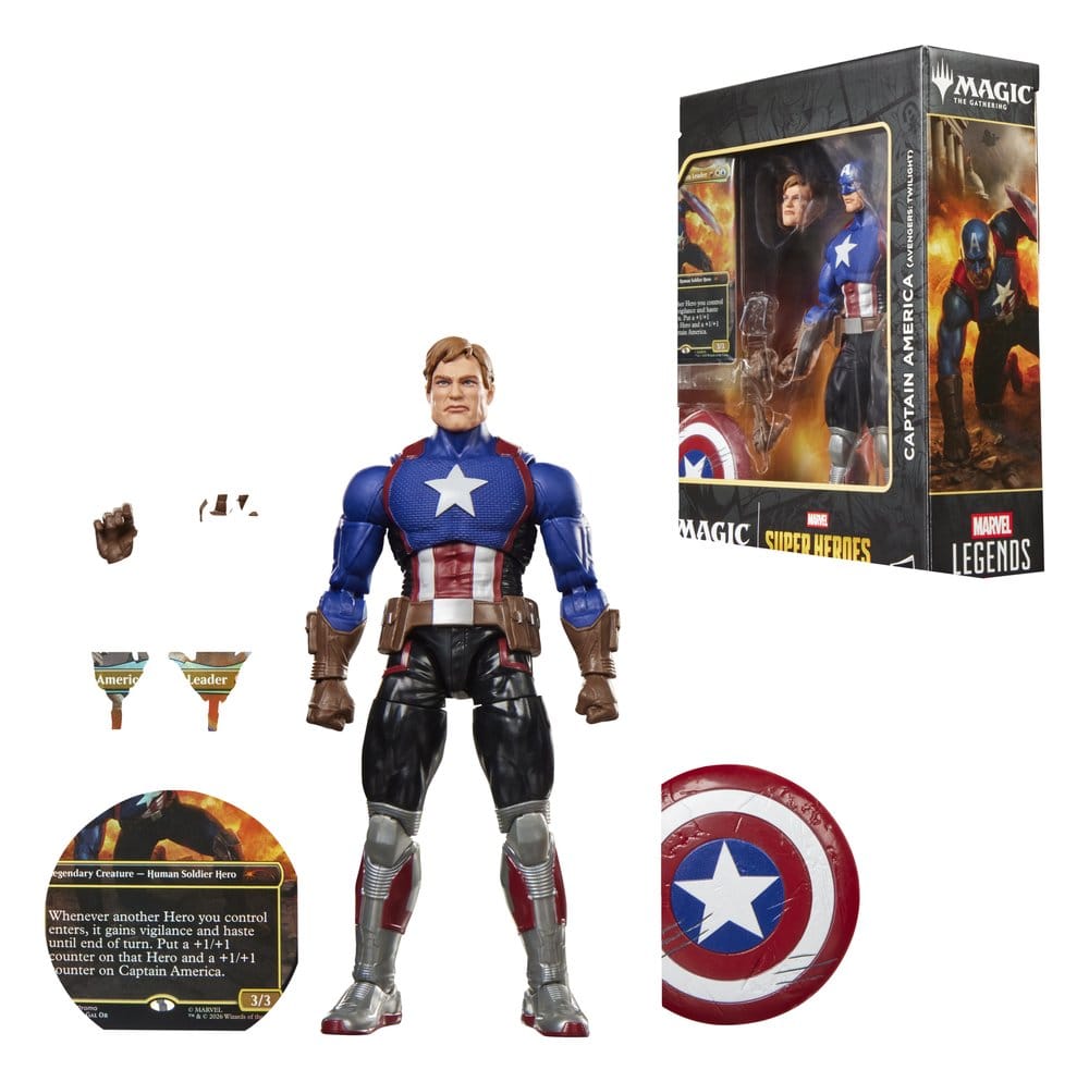 Magic The Gathering: Marvel Super Heroes Marvel Legends Figura Captain America (Avengers: Twilight) 15 cm