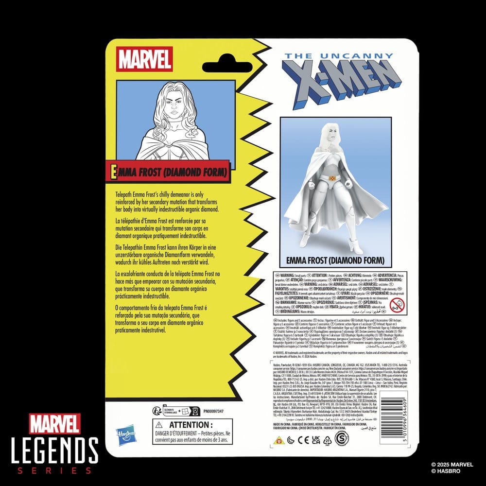 The Uncanny X-Men Marvel Legends Figura Emma Frost (Diamond Form) 15 cm