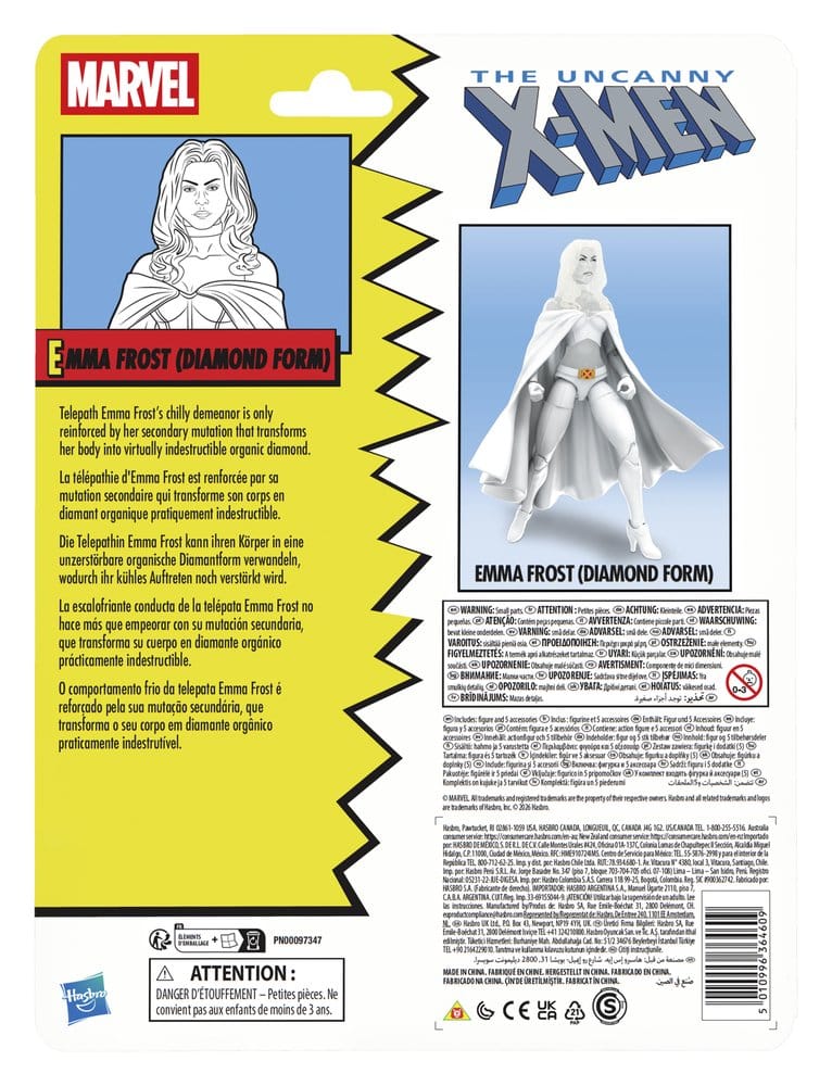 The Uncanny X-Men Marvel Legends Figura Emma Frost (Diamond Form) 15 cm