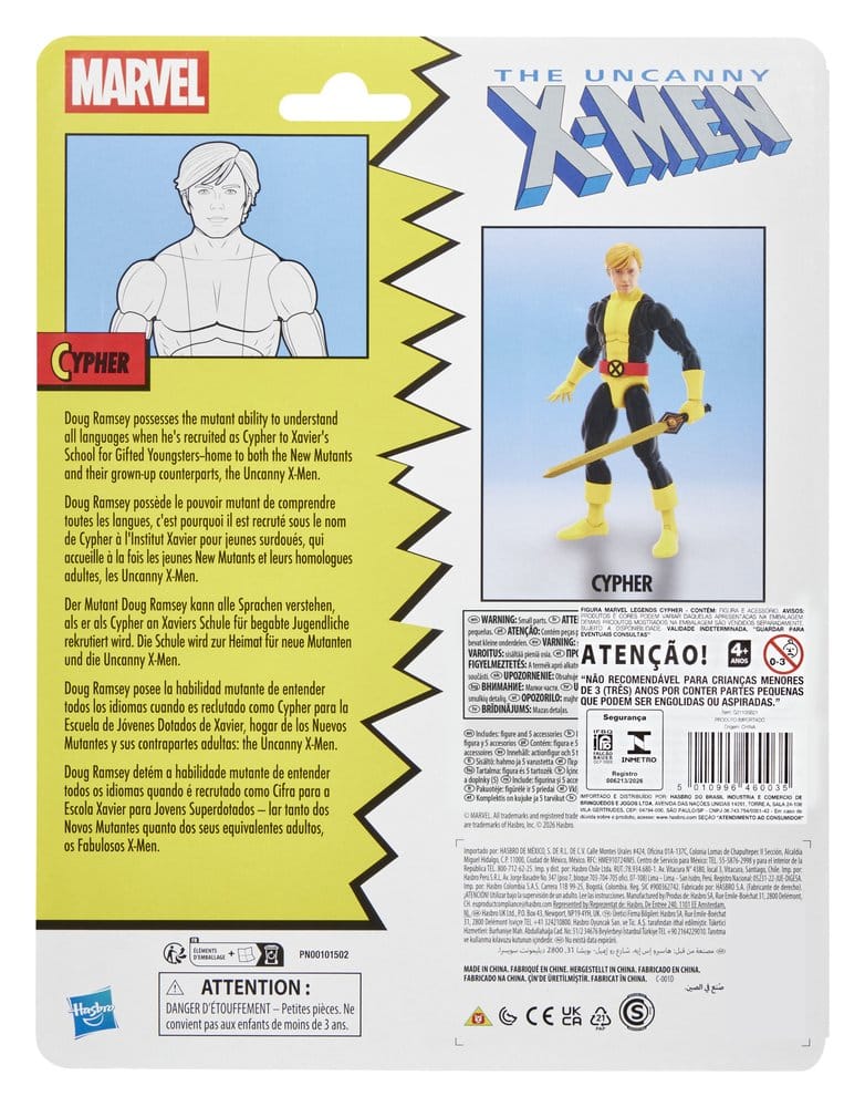 The Uncanny X-Men Marvel Legends Figura Cypher 15 cm