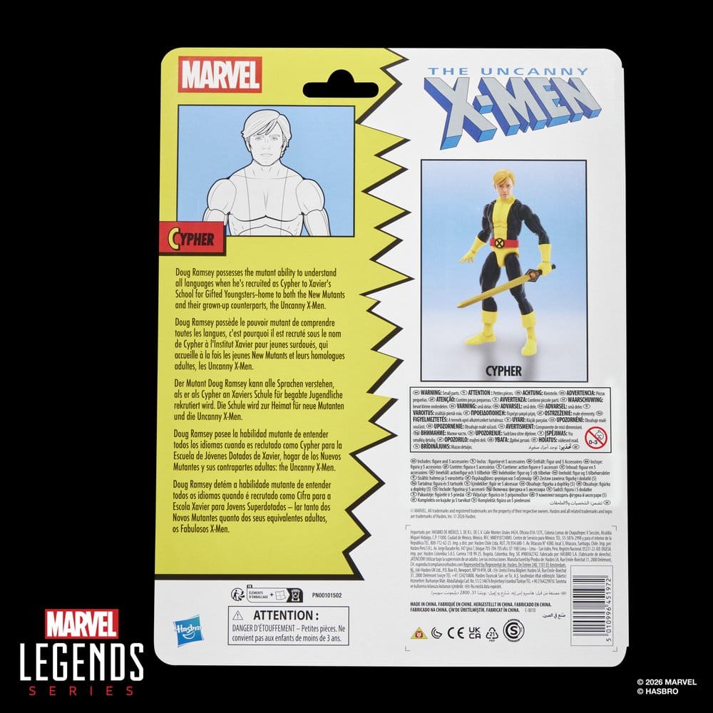 The Uncanny X-Men Marvel Legends Figura Cypher 15 cm