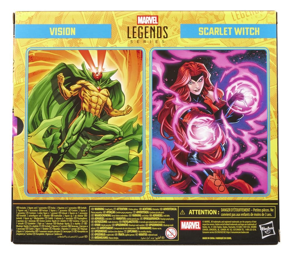 Avengers Marvel Legends Pack de 2 Figuras Vision & Scarlet Witch 15 cm