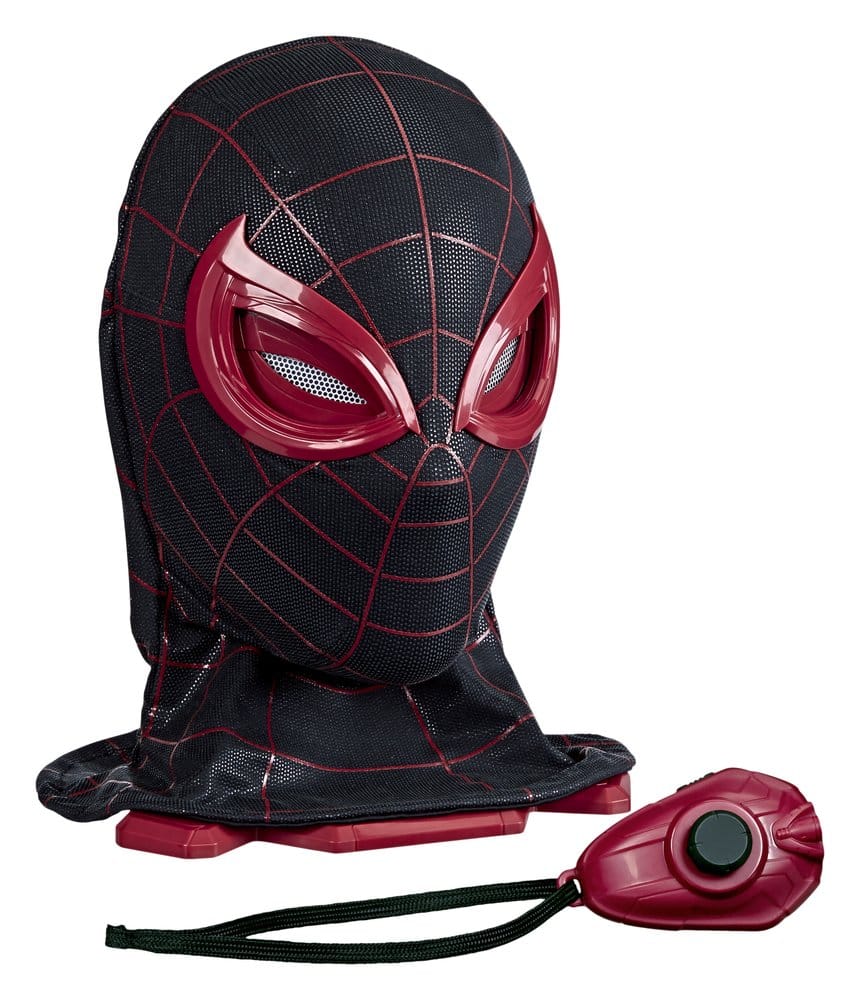 Spider-Man: Miles Morales Marvel Legends Máscara Eletrónica Expressiva