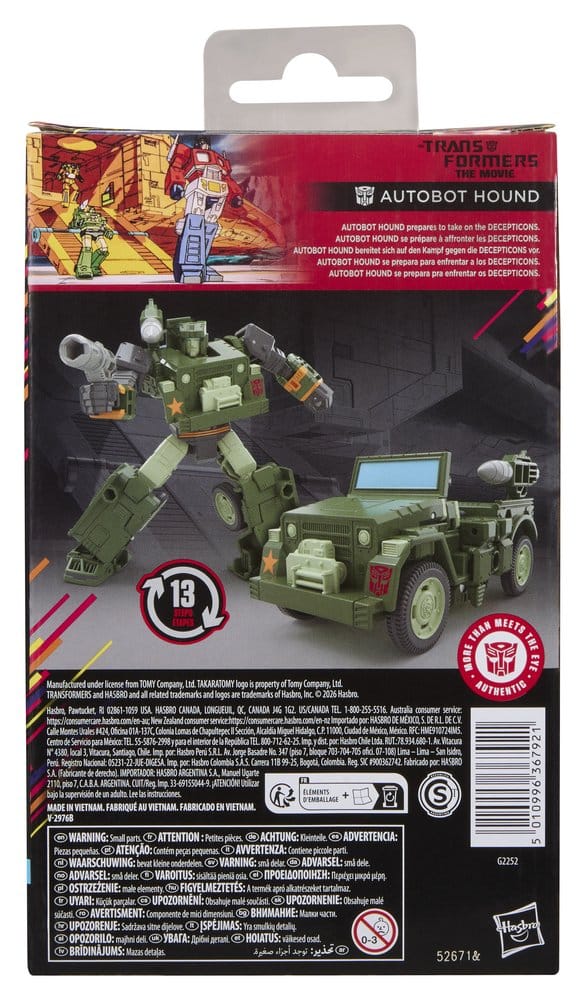 The Transformers: The Movie Studio Series Deluxe Class Figura MTMTE Collection: Autobot Hound 14 cm